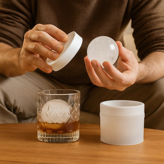 Space - Saving Round Silicone Ice Cube Mould