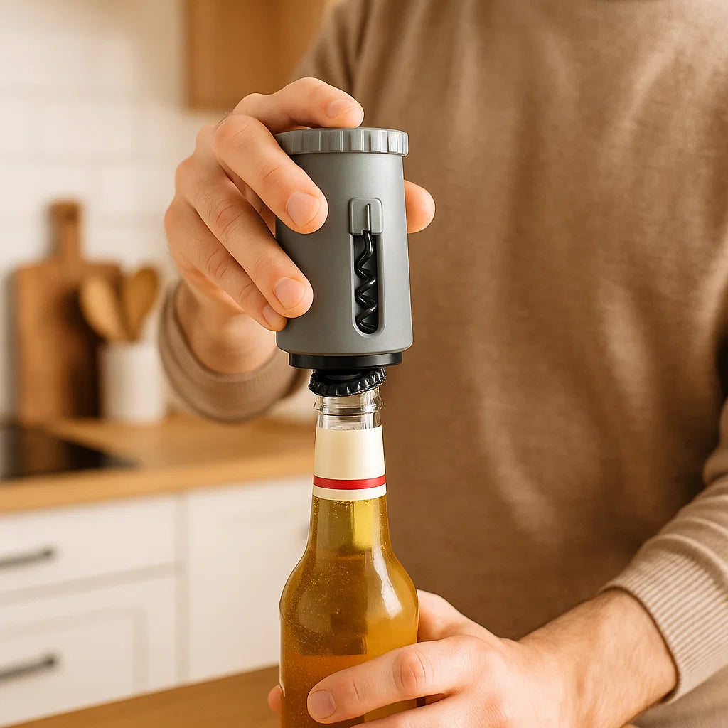Push Lever Bottle Opener for Effortless Opening